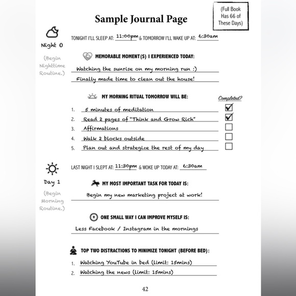 NEW • The Morning Sidekick Journal by Habit Nest - Picture 9 of 16